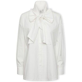 Y.a.s Blusa YAS Sigga Shirt L/S - Star White para mujer
