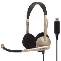 koss cs100 usb auriculares con microfono beige