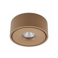 lampara de techo led de aluminio marron