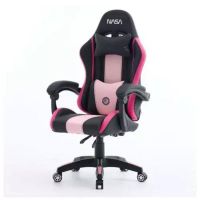 silla de oficina nasa negrorosa con reposacabezas reposabrazos y ajuste de inclinacion