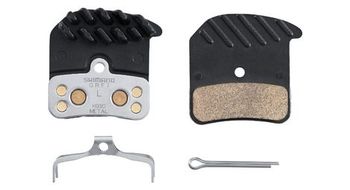 Par de pastillas de freno metalicas h03c  p de shimano  p