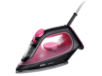 plancha de vapor - braun texstyle 1 si1070pu 2000w 022 l golpe 130gmin suela superceramic calentamiento rapido 35s autolimpieza rosa
