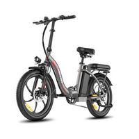 bicicleta electrica plegable fafrees f20 20r3 250w 36v 20ah 25kmh 130km gris