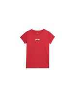 camiseta 4f rojo nina