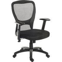 teknik mistral 2 mesh fabric tilting executive chair - black black