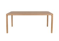 mesa de comedor de fresno natural de 180 cm
