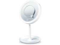 espejo luminico - beurer bs 45 5 intensidades luz led sensor tactil magnetico blanco