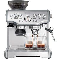 sage barista express bes875uk bean to cup coffee machine - silver silver