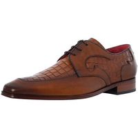 jeffery-west zapatos hombre zapatos derby de piel de cocodrilo para hombre