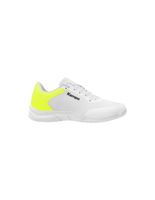 zapatillas de balonmano kempa kourtfly three mujer blancoamarillo fluor