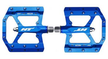 Pedales planos ht ae05 azul