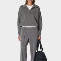 sweaty betty sand wash woven sweatshirt - xl