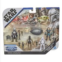 mandalorian build up pk - figura - star wars star wars mission fleet - 4 anos