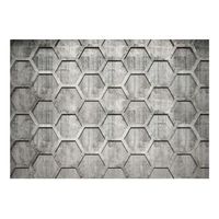 papel pintado 3d - cubos del platino 150x105 cm