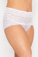 yours bragas de encaje con brillo blancas