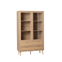 vitrina efecto madera natural 100 cm x 170 cm