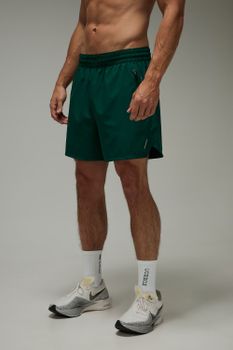 Common Pace Running Double Waistband 5Inch Short, Verde