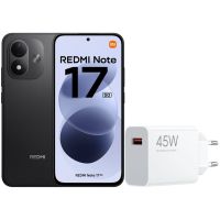 xiaomi redmi note 17 5g 6gb 128gb 699 negro  cargador 45w