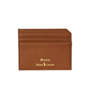 polo ralph lauren para hombre 405963230002 tarjetero de cuero liso marron osfa casual piel