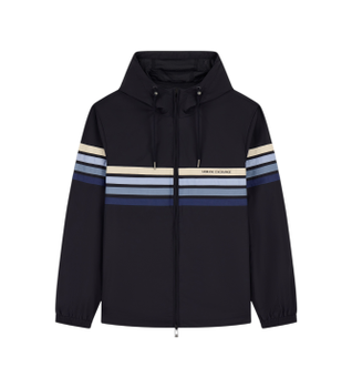 A|X Armani Exchange para hombre. XM002243AF22544UB101 Chaqueta Minimal marino (XL), Casual, Deportivo, Poliamida, Manga larga