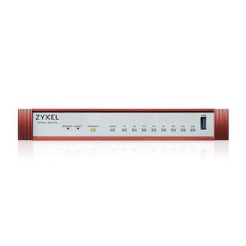 Cortafuegos Zyxel USG FLEX 100H 8 Puertos 3 Gbit/s Gestión Centralizada VPN SSL