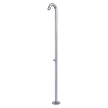 Ducha Piscina Jardín Exterior Hydros Silver Qp Acero Inoxidable Aisi 316l