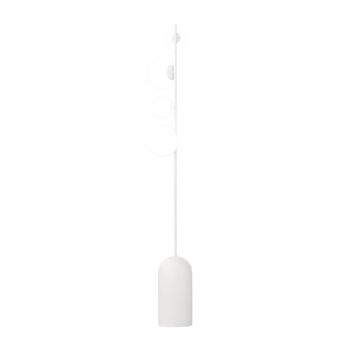 Lámpara de pie tandem blanco (4 luces)