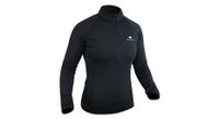 maillot de manga larga raidlight wintertrail para mujer negro