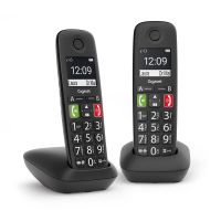 gigaset e290 duo pack de telefonos inalambricos dect negros