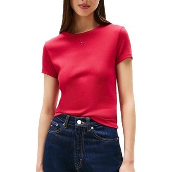 Tommy Jeans Tops y Camisetas Tjw Slim Essential Rib S para mujer