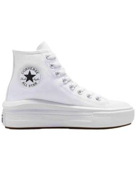 de CONVERSE CONVERSE CHUCK TAYLOR ALL STAR MOVE HIGH TOP LONA PLATAFORMA BLANCA 568498C BLANCO