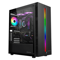 caja unyka caja atx armor lumina black rgb negro