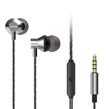 Aiwa ESTM-50 Auriculares con Micrófono Plateados