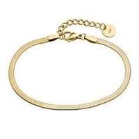 pulsera para mujer de acero inoxidable chapado en oro