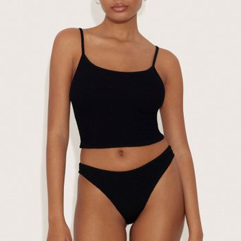 Hunza G Strap Stretch-Seersucker Bikini