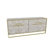 aparador polka blanco oro