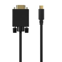 aisens a109-0693 cable conversor usb-c macho a vga macho 18m negro