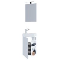 muebles de bano de lavabo de 2 piezas lumia mirror