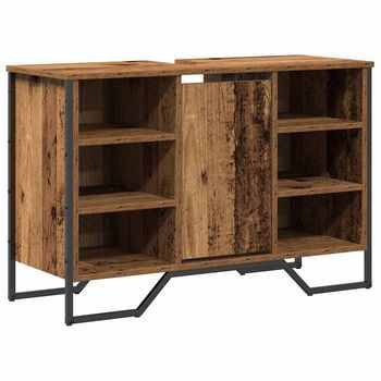 Armario De Lavabo | Gabinete De Lavabo Para Baño Madera Vieja 91 X 35 X 60 Cm