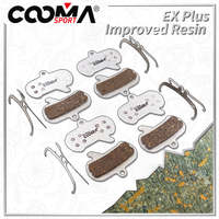 4 pares de pastillas de freno de disco para bicicleta compatibles con todas las series de pinzas sram maven con resina mejorada de la clase ex plus