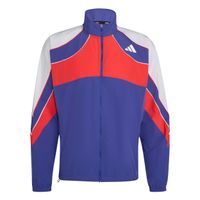 adidas adizero archive chaqueta para correr hombres - azul rojo