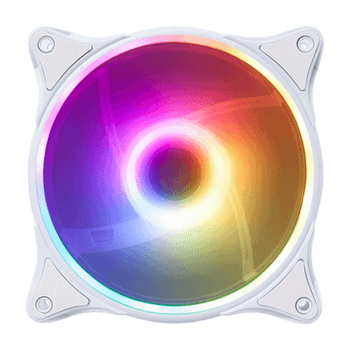 Hiditec Ventilador Gaming ARGB-N-18 WHITE 120 MM