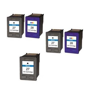 Compatible Multipack HP DeskJet 3425 Printer Ink Cartridges (5 Pack) -C8727AE