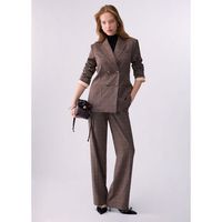 liu jo chaquetas chaqueta en cuadro principe de gales para mujer