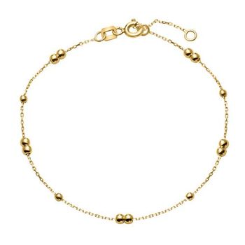 Brazalete de oro de 9 quilates para mujer