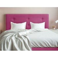 cabecero cama tapizado tejido antimanchas barcelona largo fucsia 200x125 cm