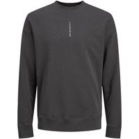 jack  jones jersey 12256808 jjmicah sweat crew neck asphalt para hombre