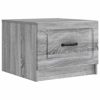 Mesa De Café Gris Sonoma 49 X 50 X 37 Cm Madera De Ingeniería Vidaxl