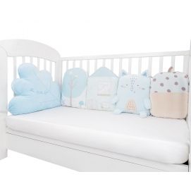 Juego de almohadas de peluche para cuna Little Fox