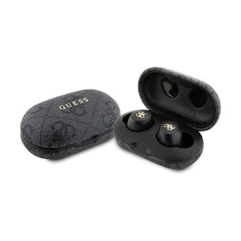 Auriculares Guess TWS ENC inalámbricos Bluetooth con cancelación de ruido y estuche negro